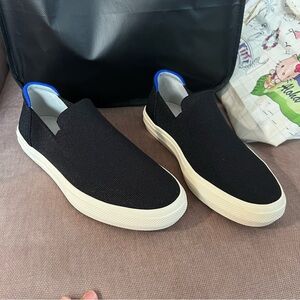 Rothy’s black slip on sneakers